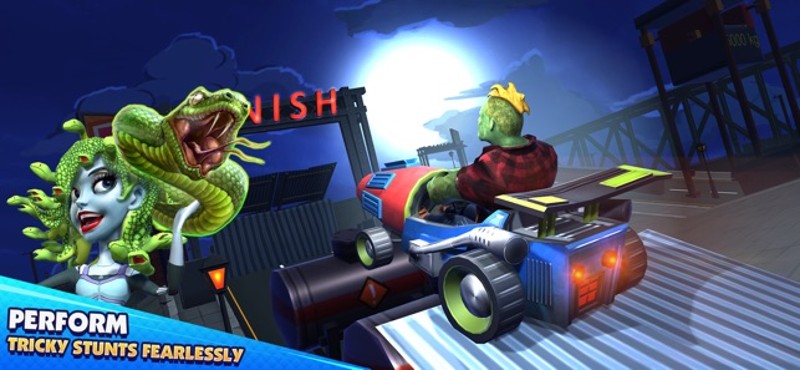 Street Monster Kart Race Rush screenshot