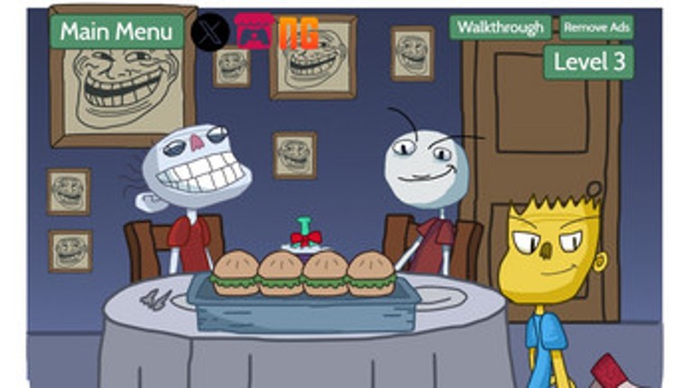 Trollface's Hilarious Internet Adventures! screenshot