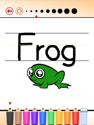 Write English Words HD: Learn to write from A-Z and number from 1-10, free games for children screenshot