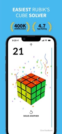 21Moves: Puzzle Cube AI Solver Image