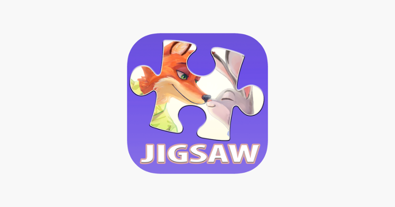 Cartoon Puzzle – Jigsaw Puzzles Box for Judy Hopps and Nick - Kids Toddler and Preschool Learning Games Image