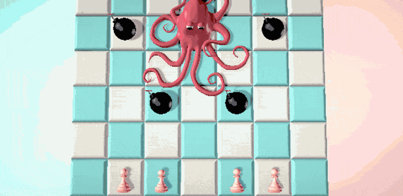 Chess 2048 screenshot