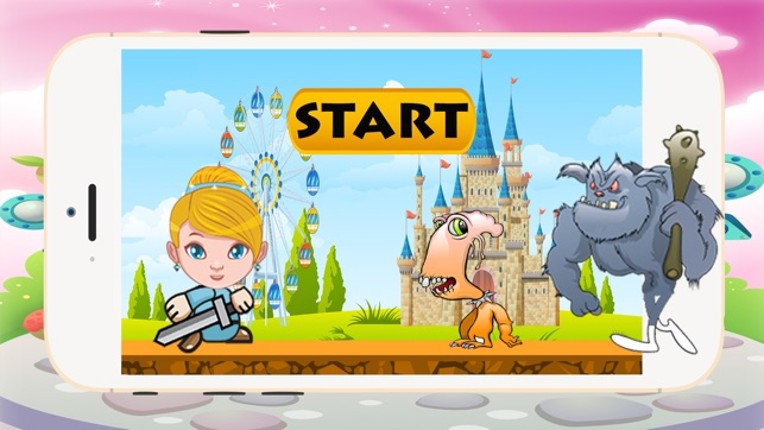 Cute Princess warrior runner adventure girl games screenshot