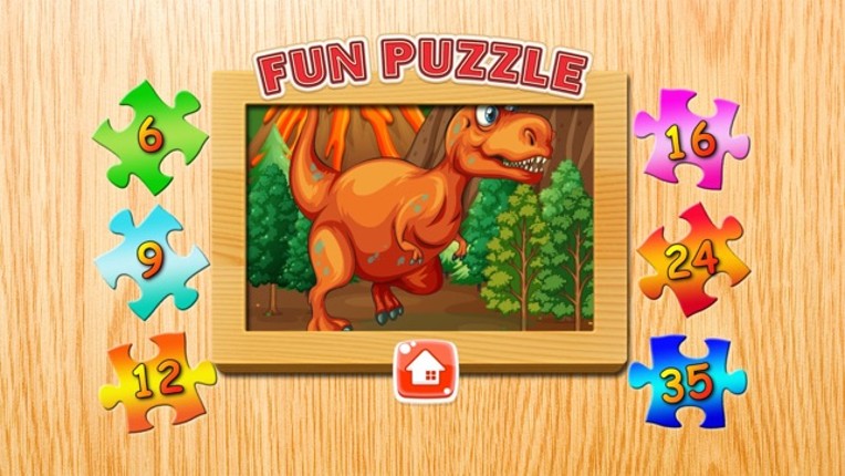 Dinosaur Jigsaw Puzzle - Magic Board Fun for Kids screenshot