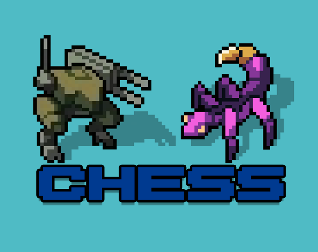 Games like 2 player chess with bugs and robots