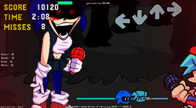 Friday Night Funkin' VersuS Sonic E.X.E ENCORED: REBOOT screenshot