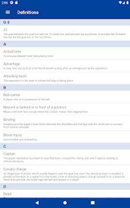 Laws of Rugby screenshot