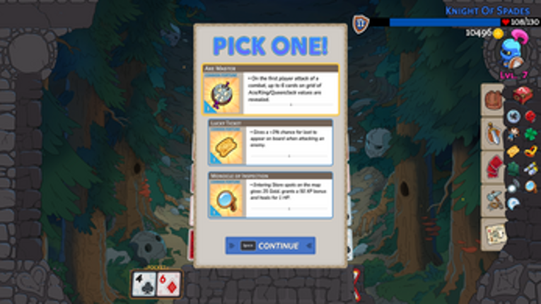 Hero's Hand screenshot