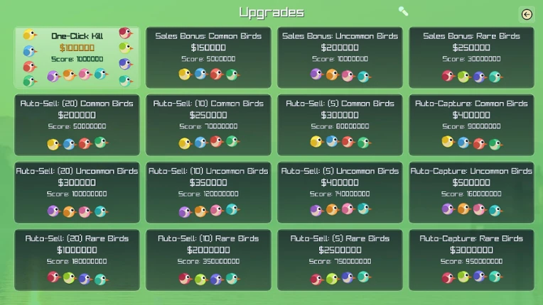 Incremental Birds screenshot