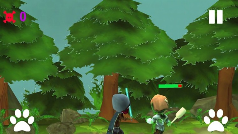 Ninja Fight With Zombies screenshot