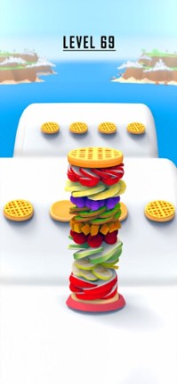 Pancake Stack - Cake run 3d Image