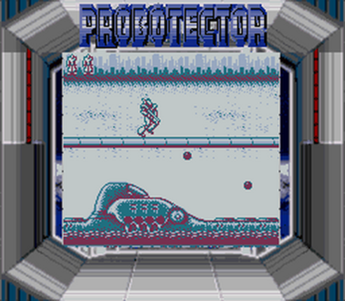 PROBOTECTOR (魂斗羅) SGB Enhanced (Super Game Boy) screenshot