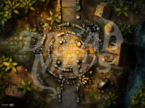 Rumble in the Jungle TTRPG Battlemaps Image