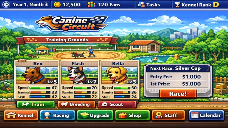 Canine Derby Manager screenshot