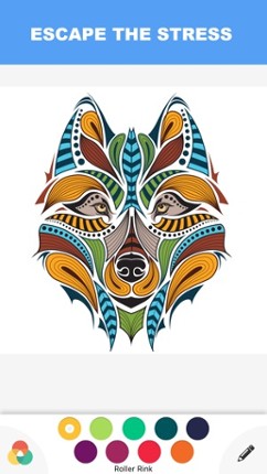 Color Therapy Adult : Coloring Book for Adults Image