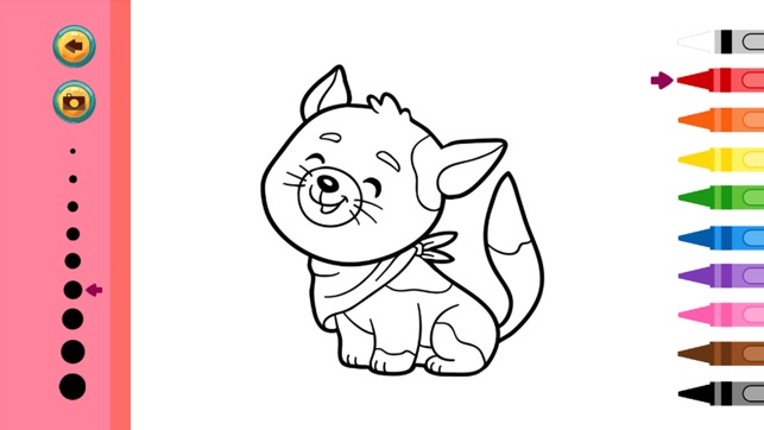 Cute Cats Coloring Book - Painting Game for Kids Image