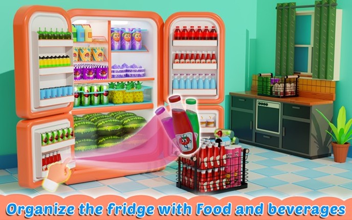 Fridge Organizer 3D Game screenshot