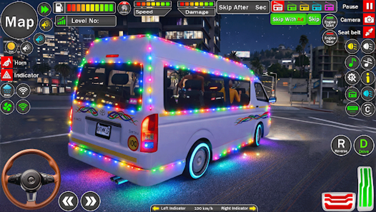 Van Driving Dubai Van Game screenshot