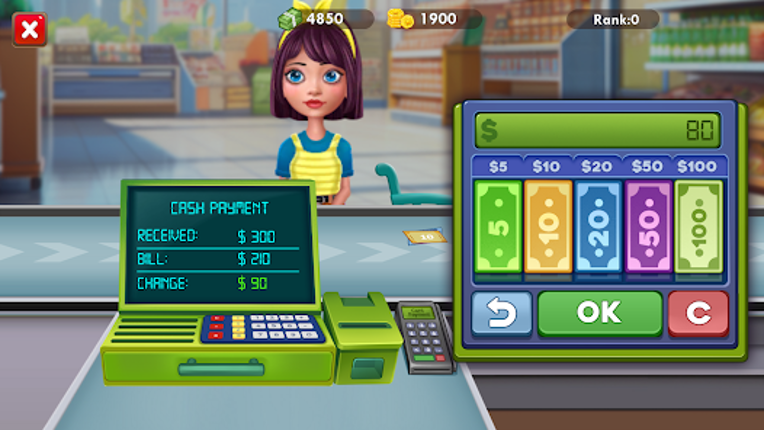 Supermarket Cashier Game screenshot