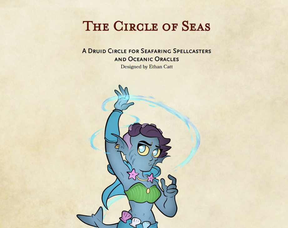 Games like Druid Subclass - The Circle of Seas (D&D 5e)