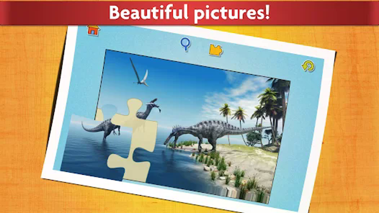Dinosaurs Jigsaw Puzzles Game Image