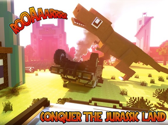 Jurassic Craft Dino Hunter - Tuvok Multiplayer With Mine Mini Skins for MC Pocket Remastered Edition screenshot