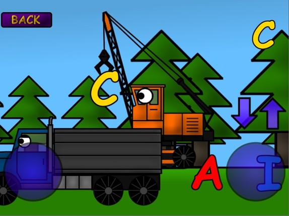 Kids Trucks: Alphabet Letter Identification Games screenshot
