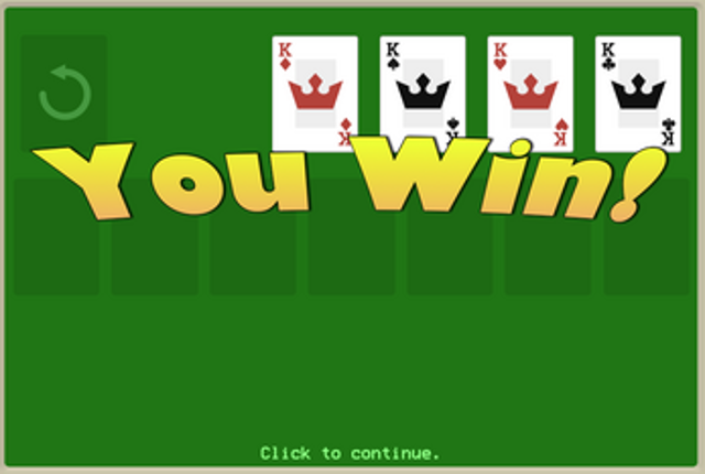 Solitaire screenshot