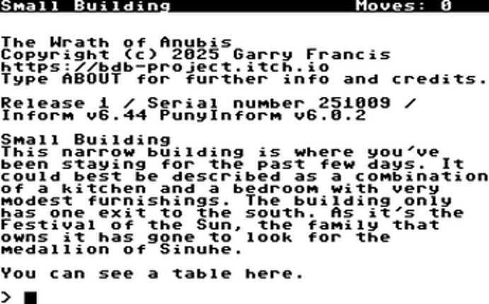 The Wrath of Anubis screenshot