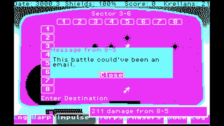 CGA Trek screenshot