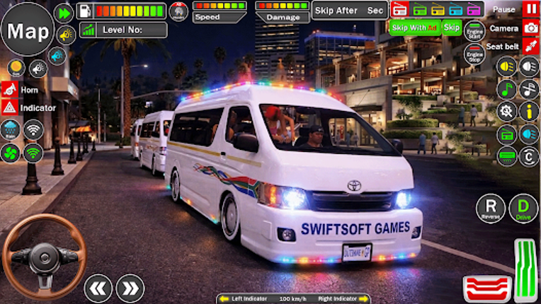 Van Driving Dubai Van Game screenshot