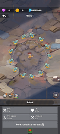 Zombies Here! 80-Wave Survival screenshot