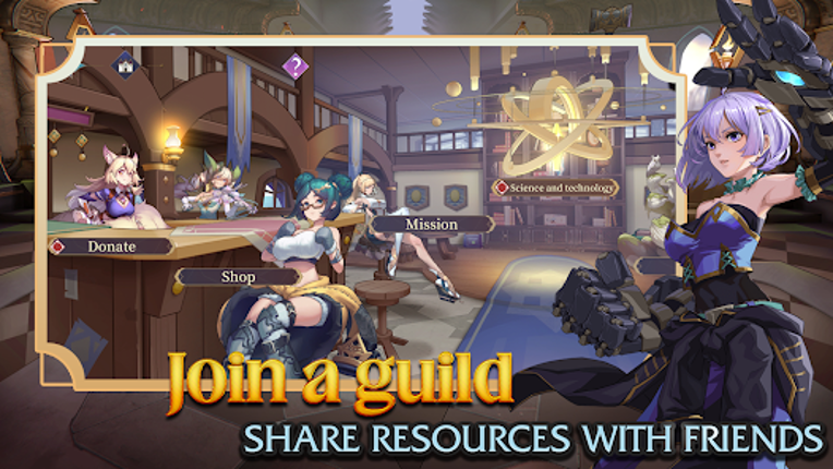Maiden Academy: Idle RPG screenshot