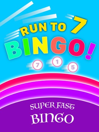 Run to 7 Bingo to Play at Home Image