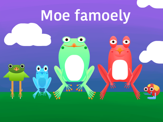 The adventures of Moe the flying frog and his family Image