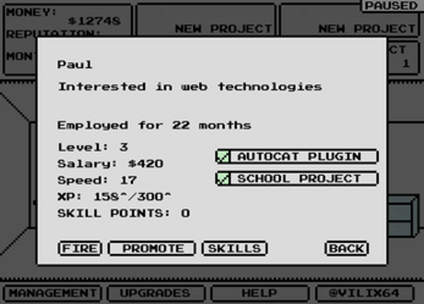 Whipbit Solutions (Software Dev Tycoon) screenshot
