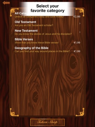 Bible Challenge Quiz screenshot
