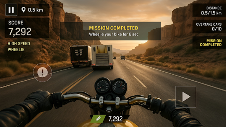 Real Moto Rider: Traffic Race screenshot