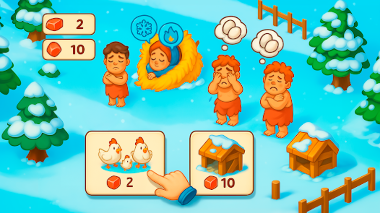 Icy Village: Survival Idle screenshot