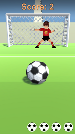 Angry Soccer Goalkeeper Image