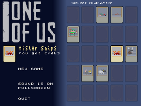 One Of Us 7drl screenshot
