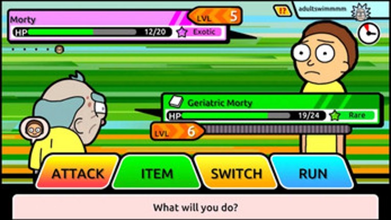 Pocket mortys screenshot