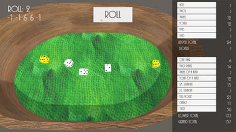Yatzy Dice Game Image