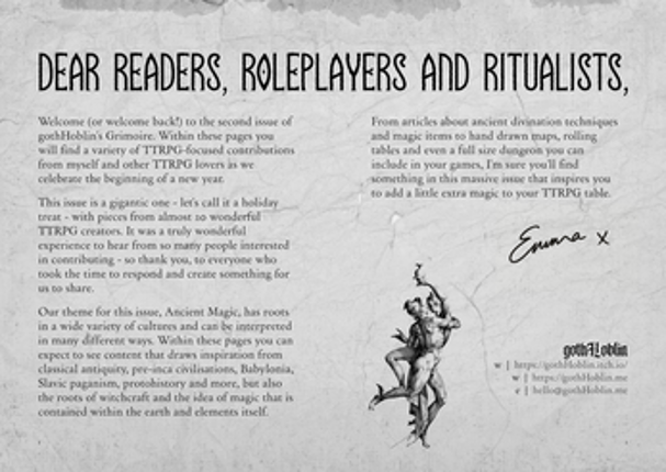 gothHoblin's Grimoire - Issue 2: Ancient Magic Image