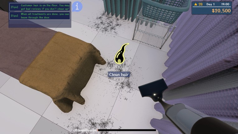 Hair Removal Salon Simulator screenshot