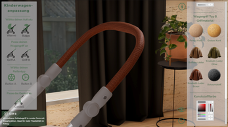 Kinderwagen-Konfigurator (Realtime 3D) screenshot