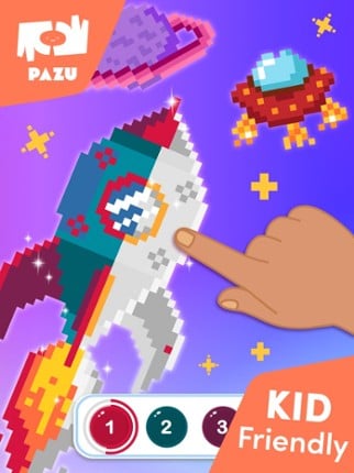 Pixel coloring games for kids screenshot