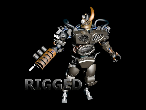 Robot War Rigged .FBX Image