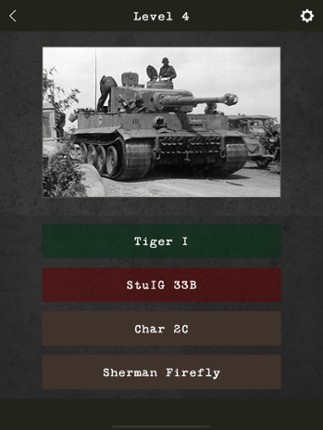 Tank Spotter's Quiz Image