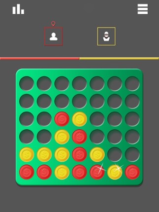 4 in a Row Multiplayer Online - 2 player free deluxe board game play with friends Image